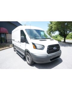 Romik® RCV-B Van Running Boards Side Steps fits Ford Transit NO DRILL (2014-Present)-1