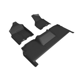 3D MAXpider Compatible with DODGE RAM 2500 MEGA CAB 2019-2024 KAGU BLACK R1 R2-1