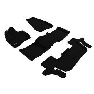 3D MAXpider Compatible with FORD EXPLORER WITH BENCH 2ND ROW 2011-2014 KAGU BLACK R1 R2 R3-1