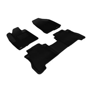 3D MAXpider Compatible with HYUNDAI SANTA FE 2007-2009 KAGU BLACK R1 R2 (1 EYELET)-1