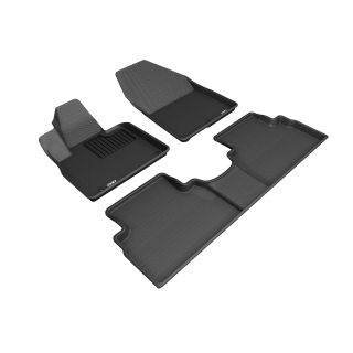 3D MAXpider Compatible with HYUNDAI SANTA FE 2019-2020 KAGU BLACK R1 R2-1