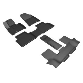 3D MAXpider Compatible with HYUNDAI SANTA FE GAS 2024-2026 KAGU BLACK R1 R2 R3-1