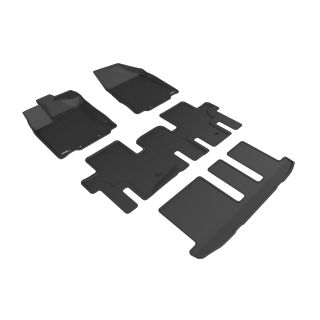 3D MAXpider Compatible with INFINITI QX60 2014-2020 / JX 2013 KAGU BLACK R1 R2 R3-1