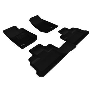 3D MAXpider Compatible with JEEP WRANGLER JK UNLIMITED 2007-2013 KAGU BLACK R1 R2-1