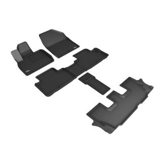 3D MAXpider Compatible with KIA TELLURIDE 7-SEAT 2020-2025 KAGU BLACK R1 R2 R3-1