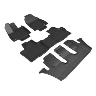 3D MAXpider Compatible with LEXUS TX BENCH SEATING 2024-2026 KAGU BLACK R1 R2 R3-1