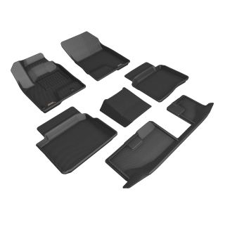 3D MAXpider Compatible with MITSUBISHI OUTLANDER PHEV 2022-2026 KAGU BLACK R1 R2 R3-1