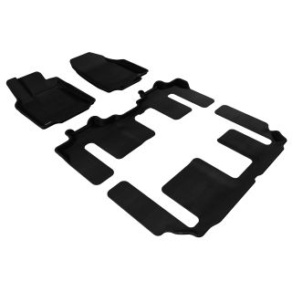 3D MAXpider Compatible with MAZDA CX-9 2007-2015 KAGU BLACK R1 R2 R3-1