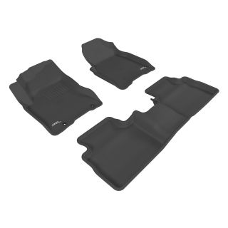 3D MAXpider Compatible with NISSAN ROGUE 2008-2013 KAGU BLACK R1 R2-1