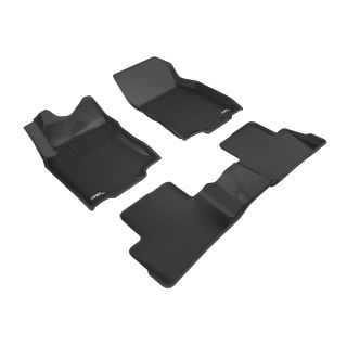 3D MAXpider Compatible with NISSAN ROGUE SPORT 2017-2022 KAGU BLACK R1 R2-1