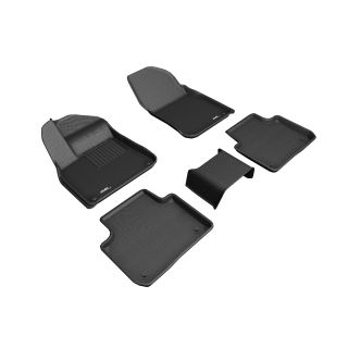 3D MAXpider Compatible with PORSCHE CAYENNE (9Y0) SUV 2019-2026 / CAYENNE COUPE (9Y3) 2021-2026 KAGU BLACK R1 R2-1