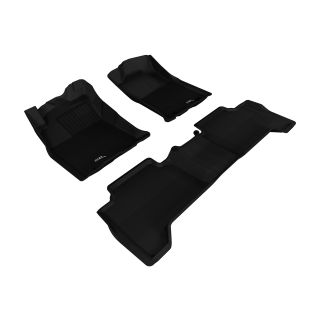 3D MAXpider Compatible with TOYOTA TACOMA DOUBLE CAB 2012-2015 KAGU BLACK R1 R2-1