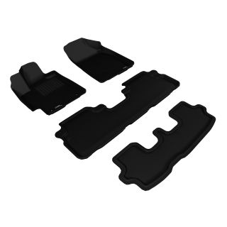 3D MAXpider Compatible with TOYOTA HIGHLANDER 2008-2013 GAS KAGU BLACK R1 R2 R3-1