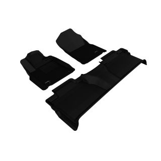 3D MAXpider Compatible with TOYOTA TUNDRA CREWMAX 2014-2021 KAGU BLACK R1 R2-1