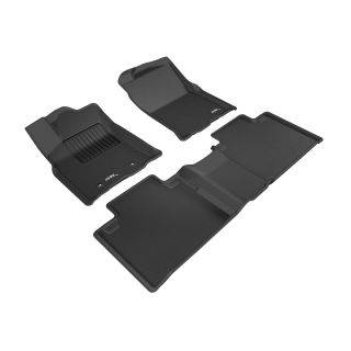 3D MAXpider Compatible with TOYOTA TACOMA ACCESS CAB 2016-2017 KAGU BLACK R1 R2 (R1 PASSENGER'S SIDE NO EYELET, R2 W/O SEAT)-1