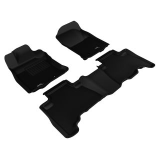 3D MAXpider Compatible with TOYOTA 4RUNNER 5-SEAT 2010-2012 KAGU BLACK R1 R2-1