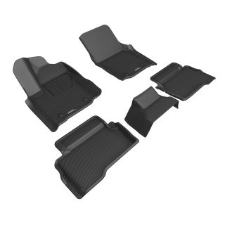 3D MAXpider Compatible with TOYOTA TACOMA HYBRID DOUBLE CAB 2024-2026 KAGU BLACK R1 R2-1