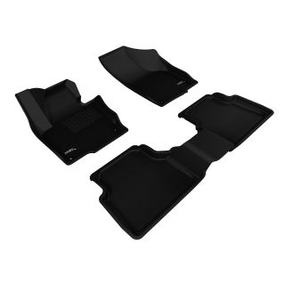 3D MAXpider Compatible with VOLKSWAGEN TIGUAN 2009-2017 / TIGUAN LIMITED 2018-2019 KAGU BLACK R1 R2-1