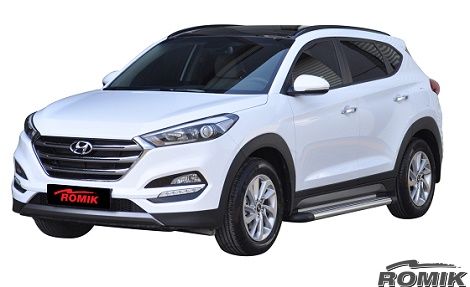 Hyundai Tucson 2016 Present Romik Rb2 Running Boards Romik Running Boards
