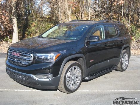 Gmc Acadia 2017 Present Romik Ral B Running Board Romik Running Boards