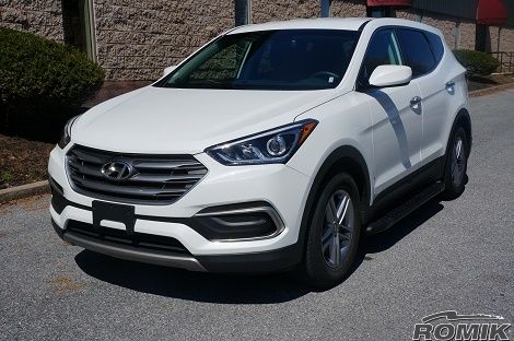 Hyundai Santa Fe Sport 2013 2018 Ral B Boards Romik Running Boards
