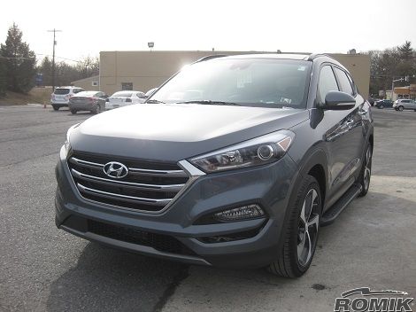 Hyundai Tucson 2016 Present Ral B Running Boards Romik Running Boards