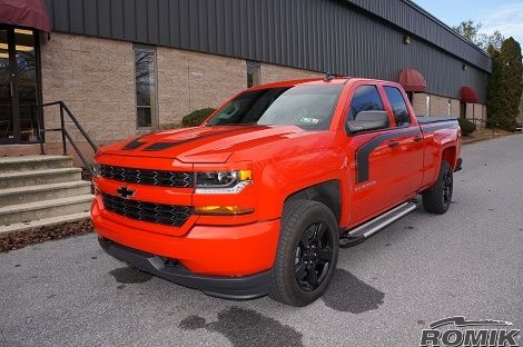 Chevrolet Silverado 1999 2018 Ral Ts Running Boards Romik Running Boards