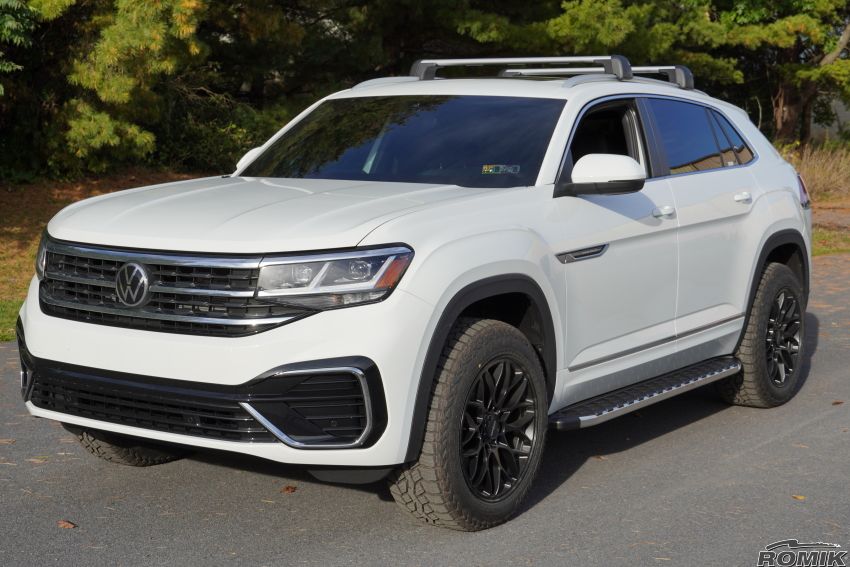 VW Atlas 2018 REC Polished Romik Running Boards
