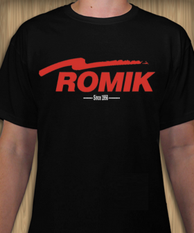 Romik Black / Red Logo Since 1956