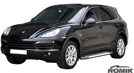 Porsche cayenne running boards discount