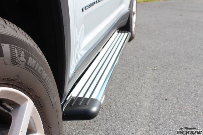 【2024新春福袋】 Romik® RB2-S SUV Running Boards Side Steps fits Jeep Grand Others