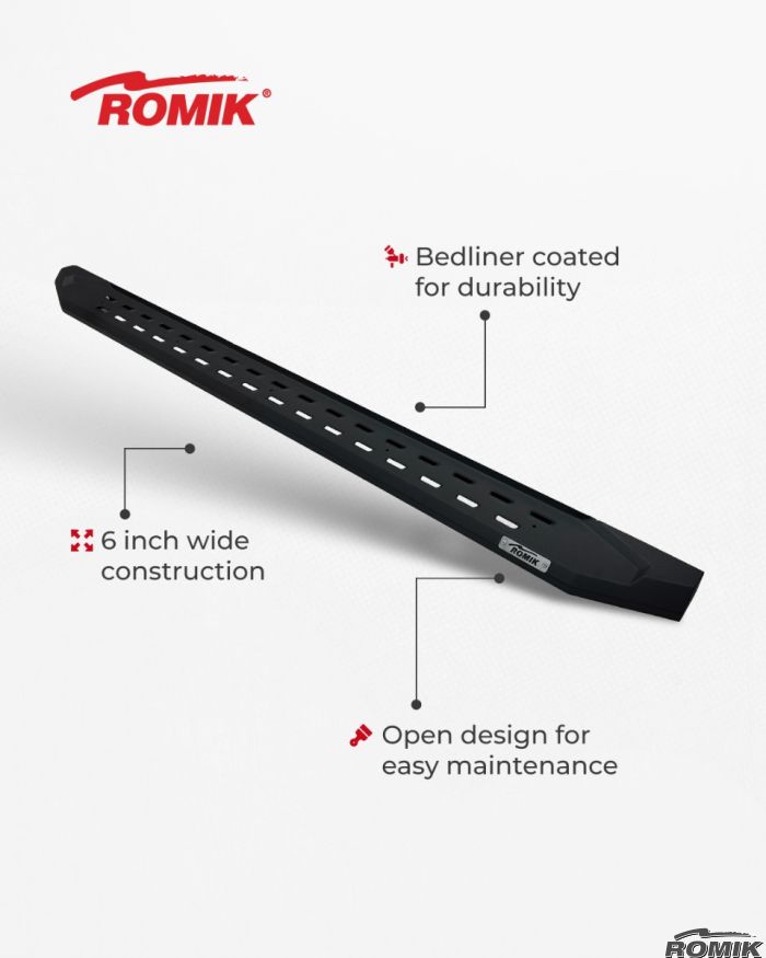 Durable Romik RPT-R Running Boards - Rugged HD Steel with