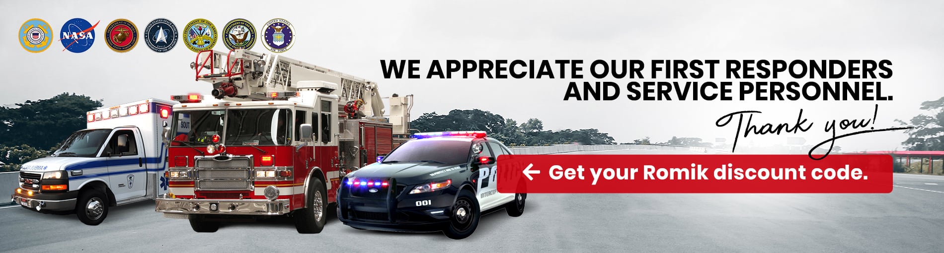 Military and First Responders Discounts